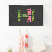 Lustiger Pot-Rauchender Hund Stoner Banner (Insitu)