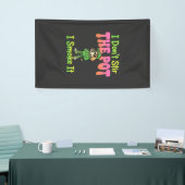Lustiger Pot-Rauchender Hund Stoner Banner (Messeveranstaltung)