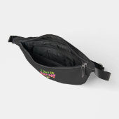 Lustiger Pot-Rauchender Hund Stoner Bauchtasche (Offen)