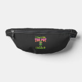 Lustiger Pot-Rauchender Hund Stoner Bauchtasche (Ablage )