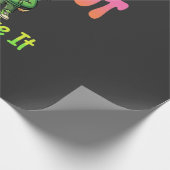 Lustiger Pot-Rauchender Hund Stoner Geschenkpapier (Ecke)
