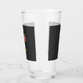 Lustiger Pot-Rauchender Hund Stoner Glas (Links)