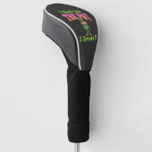 Lustiger Pot-Rauchender Hund Stoner Golf Headcover (angewinkelt)