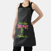 Lustiger Pot-Rauchender Hund Stoner Schürze (InSitu)
