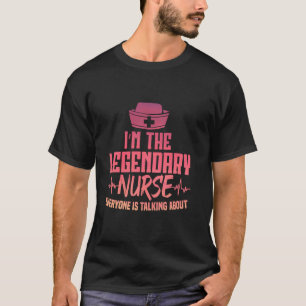 Lustiger Praktiker Pflege Krankenschwester Ich bin T-Shirt