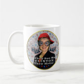 Lustiger Präsident Election Hillary Clinton-2016 Kaffeetasse (Links)