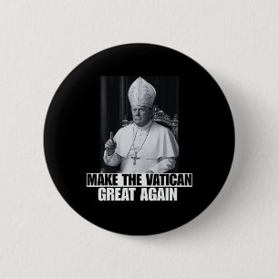 Lustiger Präsident Trump will der nächste Papst Ch Button