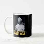 Lustiger Präsident Trump will der nächste Papst Ch Kaffeetasse (Links)