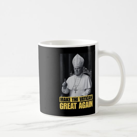 Lustiger Präsident Trump will der nächste Papst Ch Kaffeetasse (Rechts)