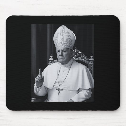 Lustiger Präsident Trump will der nächste Papst Ch Mousepad (Vorne)