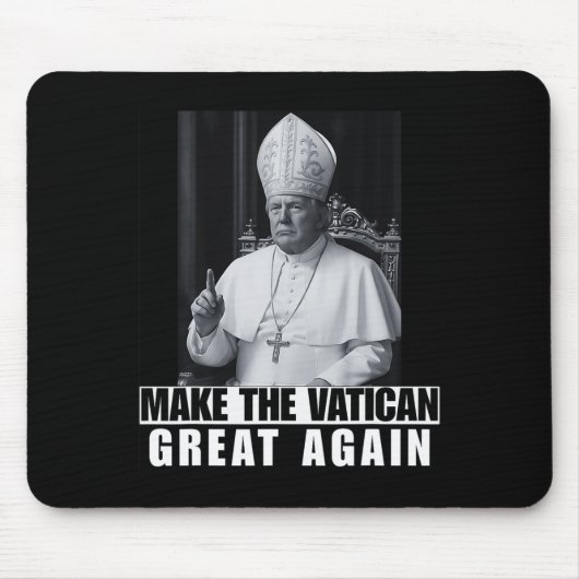 Lustiger Präsident Trump will der nächste Papst Ch Mousepad (Vorne)