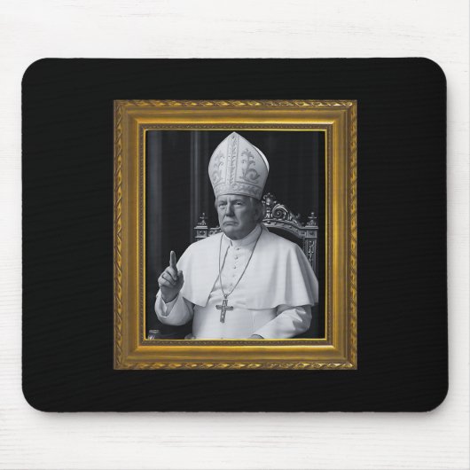 Lustiger Präsident Trump will der nächste Papst Ch Mousepad (Vorne)