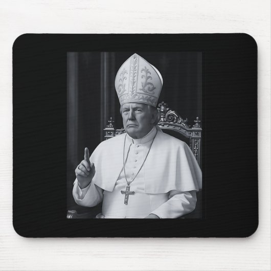 Lustiger Präsident Trump will der nächste Papst Ch Mousepad (Vorne)