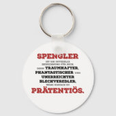 Lustiger Prätentiöse Spengler Handwerker Schlüsselanhänger (Vorderseite)