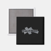 Lustiger Problemlöser Magnet (Vorderseite/Rückseite)