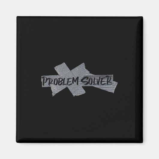 Lustiger Problemlöser Magnet (Vorne)