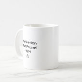 Lustiger Programmierer-Becher - 404 Motivation nic Kaffeetasse (Vorderseite Links)
