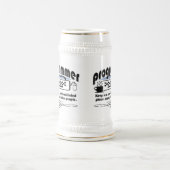 Lustiger Programmierer Bierglas (Mittel)