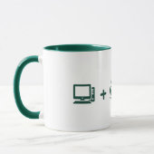 Lustiger Programmierer-Code-Kaffeebecher - Softwar Tasse (Links)