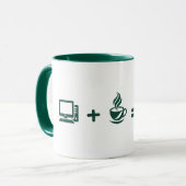 Lustiger Programmierer-Code-Kaffeebecher - Softwar Tasse (Vorderseite Links)