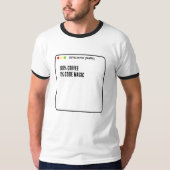 Lustiger Programmierer-Code-Magie - Benutzerdefini T-Shirt (Vorderseite)