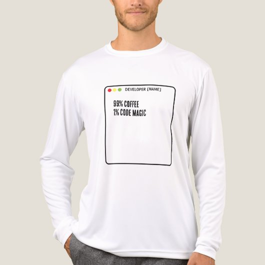 Lustiger Programmierer-Code-Magie - Benutzerdefini Tri-Blend Shirt (Vorderseite)