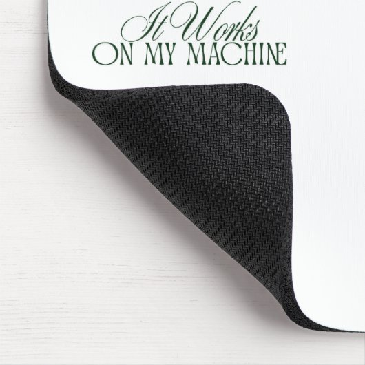 Lustiger Programmierer — Geschenk Mousepad (Ecke)