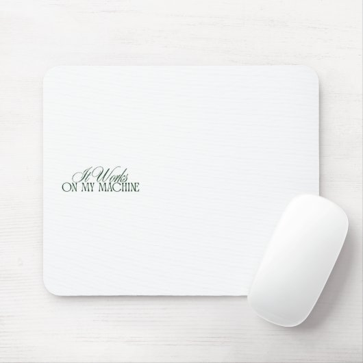 Lustiger Programmierer — Geschenk Mousepad (Mit Mouse)