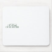 Lustiger Programmierer — Geschenk Mousepad (Vorne)