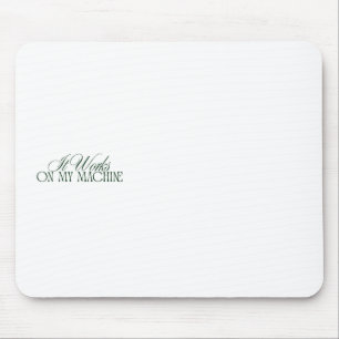 Lustiger Programmierer — Geschenk Mousepad