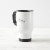 Lustiger Programmierer — Geschenk Reisebecher (Vorderseite Links)