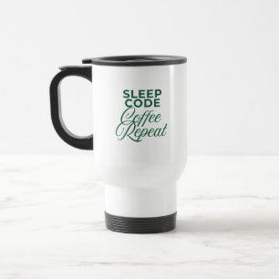 Lustiger Programmierer — Geschenk Reisebecher