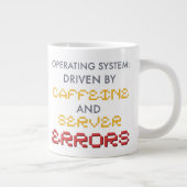 Lustiger Programmierer-Kaffee und Serverfehler Jumbo-Tasse (Rechts)
