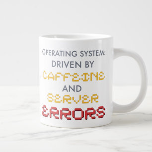 Lustiger Programmierer-Kaffee und Serverfehler Jumbo-Tasse
