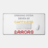 Lustiger Programmierer-Kaffee und Serverfehler Schreibtischunterlage (Tastatur & Maus)