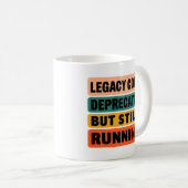 Lustiger Programmierer Legacy Code Retro Kaffeetasse (VorderseiteRechts)