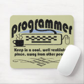 Lustiger Programmierer Mousepad (Mit Mouse)