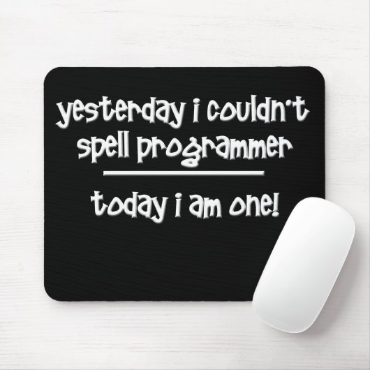 Lustiger Programmierer Mousepad (Mit Mouse)