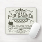 Lustiger Programmierer Mousepad (Mit Mouse)