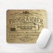 Lustiger Programmierer Mousepad (Mit Mouse)