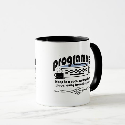 Lustiger Programmierer Tasse (VorderseiteRechts)