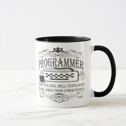 Lustiger Programmierer Tasse (Rechts)