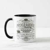 Lustiger Programmierer Tasse (Links)