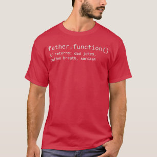 Lustiger Programmierer-Vater Software-Entwickler C T-Shirt