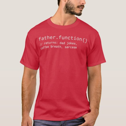 Lustiger Programmierer-Vater Software-Entwickler C T-Shirt (Vorderseite)