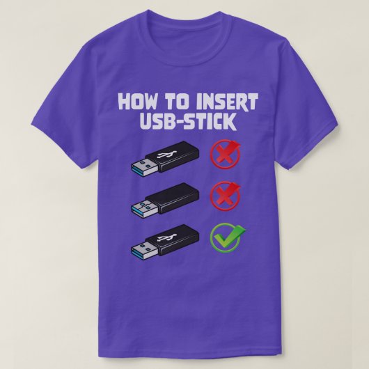 Lustiger Programmierer-Witz Computer-Nerd Wie man T-Shirt (Design vorne)
