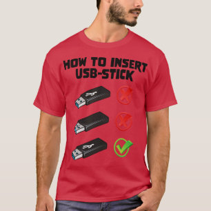 Lustiger Programmierer-Witz Computer-Nerd Wie man  T-Shirt