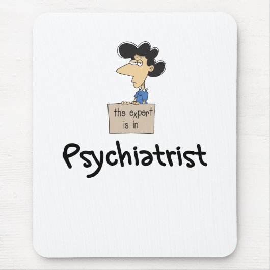 Lustiger Psychiater Mousepad (Vorne)