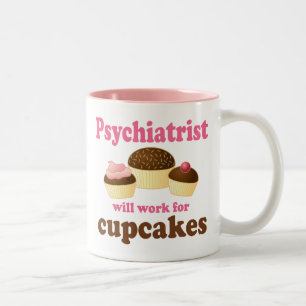 Lustiger Psychiater Zweifarbige Tasse
