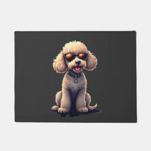 Lustiger Pudel Tierliebhaber Hunde Grafik Süßer Hu Fußmatte